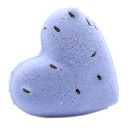 Love Heart Bath Bomb 70g - French Lavender | Auro & Co
