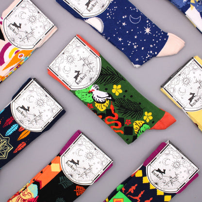 Hop Hare Bamboo Socks S/M - Zodiac – packaging