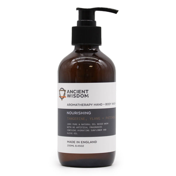 Tangerine, Ylang & Patchouli Hand & Body Wash 250ml | Auro & Co