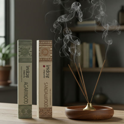 Sandalwood Incense Sticks, Indus Treasures, 15g