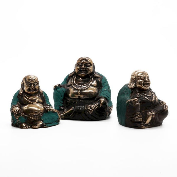 Set of 3 - Happy Buddha's (asst sizes) | Auro & Co