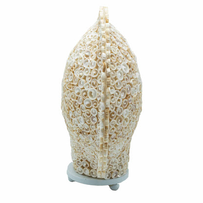 Coastal Glow Cut-Art Shell Lamp – Large Round (30cm) – product image 8