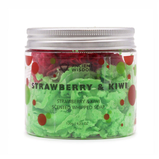 Strawberry & Kiwi Whipped Soap 120g