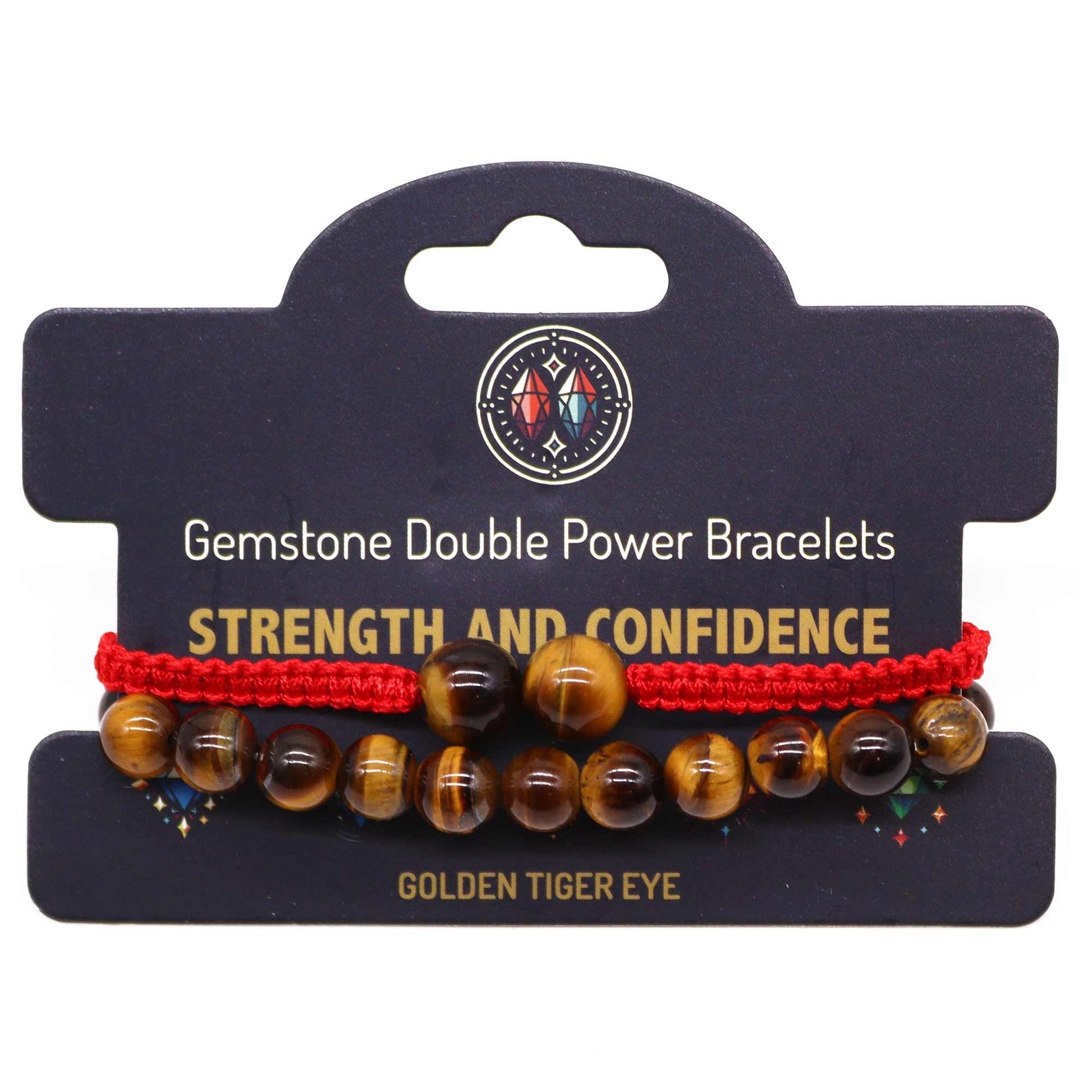 Gemstone Double Power Bracelets- Tiger Eye | Auro & Co