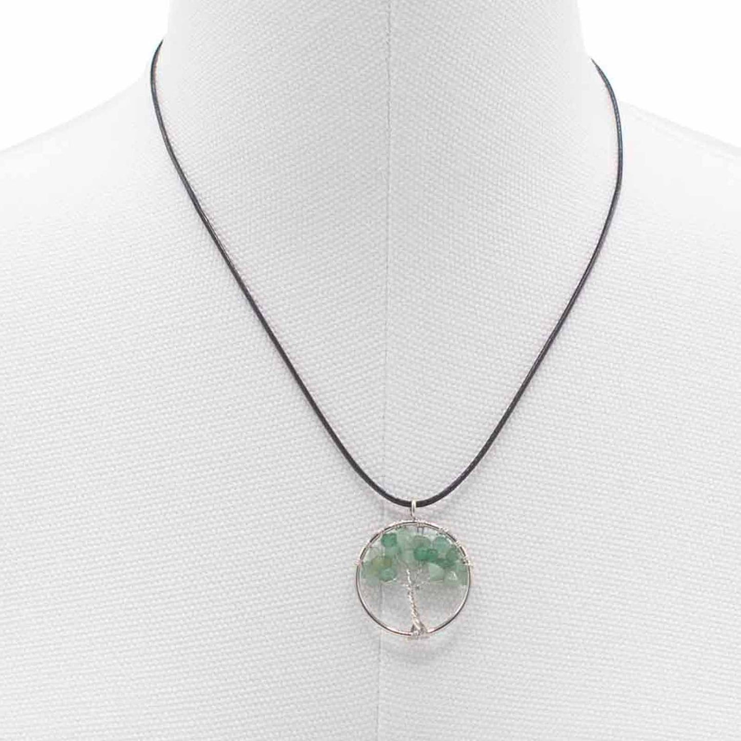Tree of Life Pendant - Jade – detail view