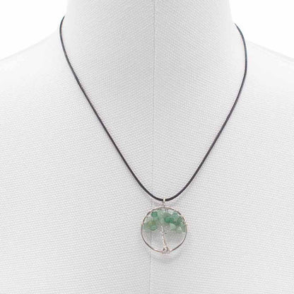 Tree of Life Pendant - Jade – detail view