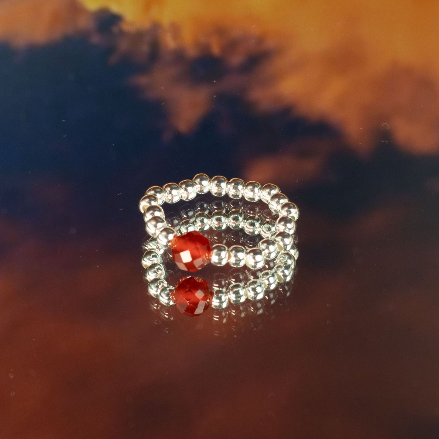 Nymph Spirit Gemstone Ring Set - Blood Moon – product image 7