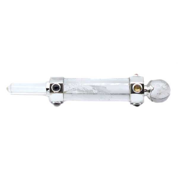Hexagonal Crystal Healing Wand - 12cm - Rock Quartz | Auro & Co