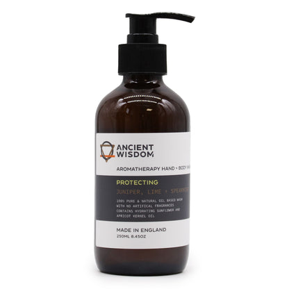 Juniper, Lime & Spearmint Hand & Body Wash 250ml | Auro & Co