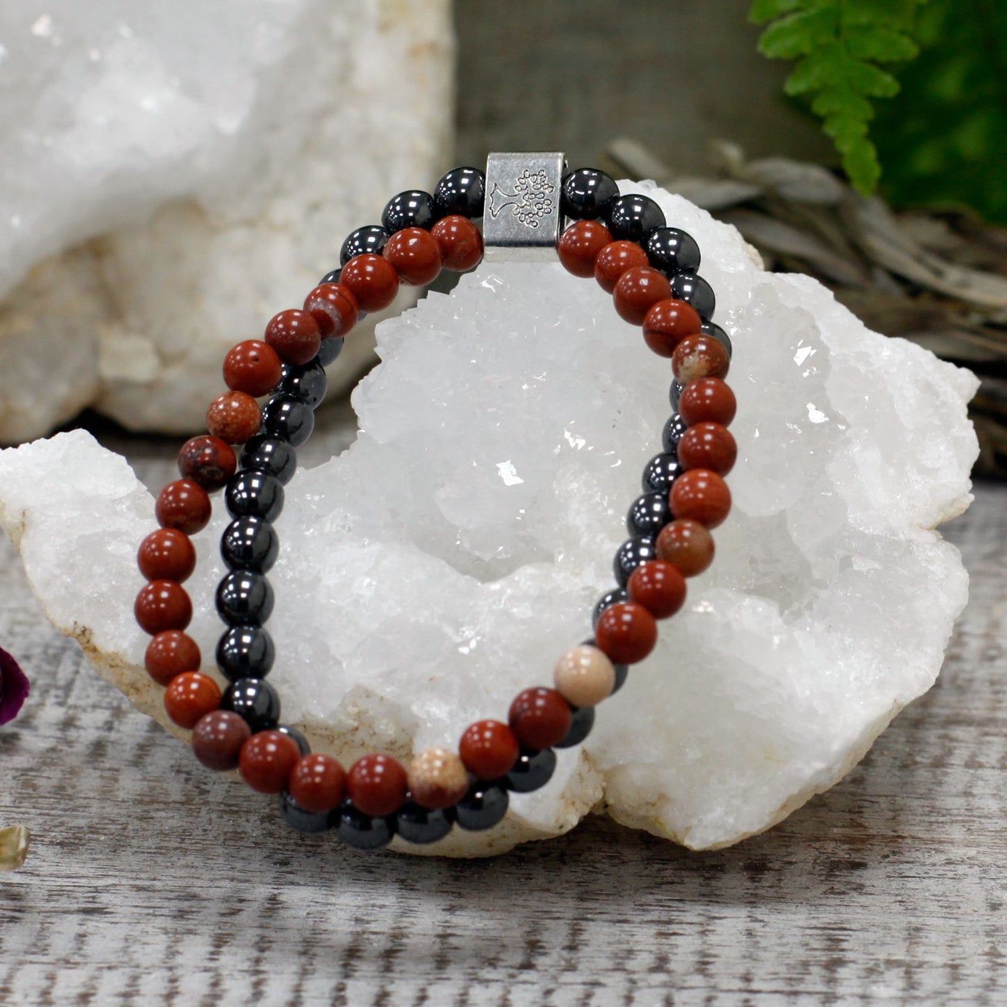 Magnetic Gemstone Bracelet - Redstone – product image 5