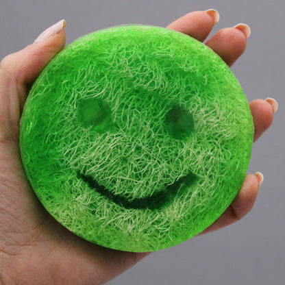 Mango Happy Scrub Soap, Loofah Scrub Bar, 120g