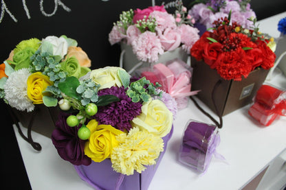 Soap Flower Bouquet - Pink Rose & Carnation – product image 5