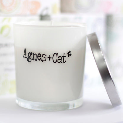 Agnes + Cat Votive Candle - Japanese Bloom – lifestyle shot