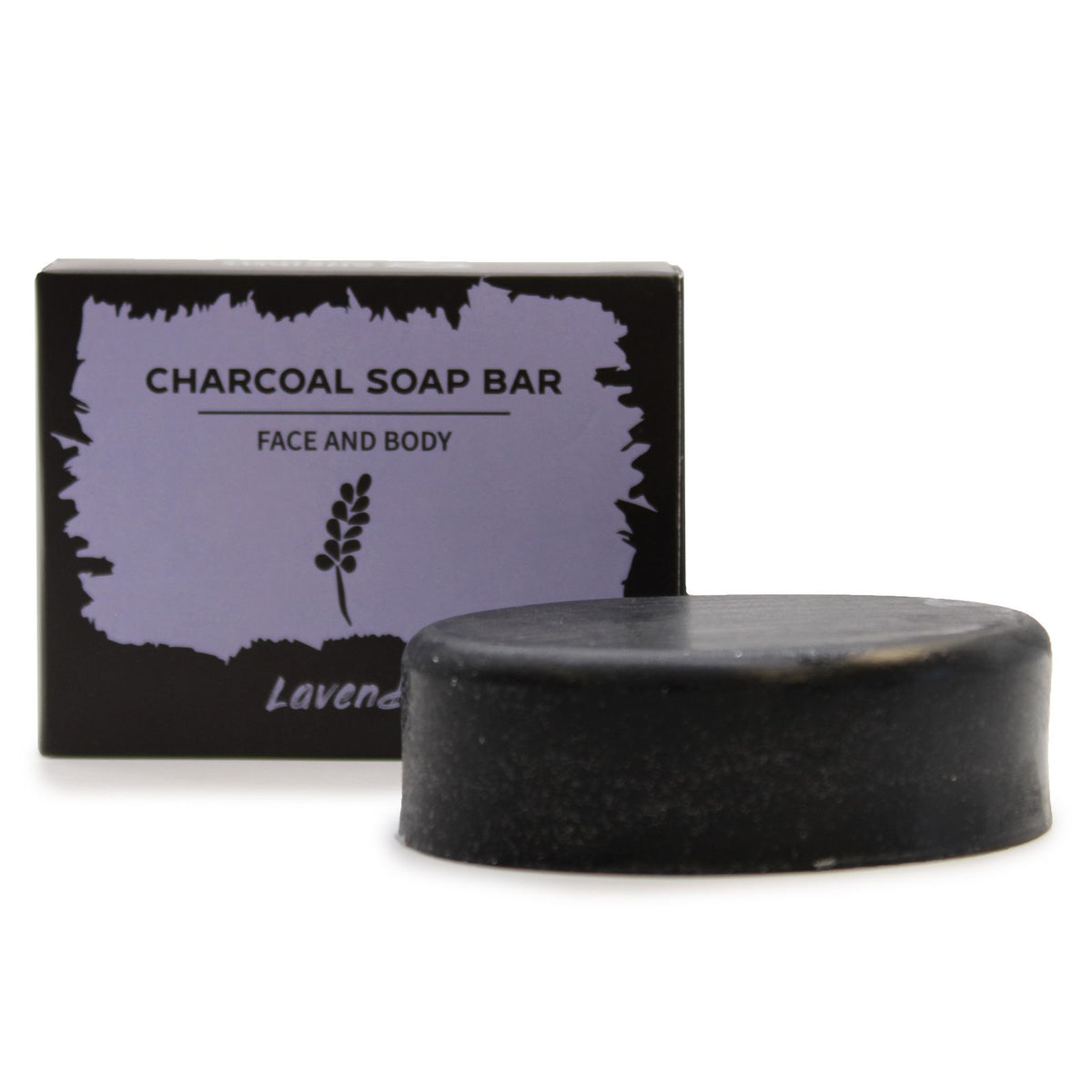Lavender Charcoal Soap Bar, 85g