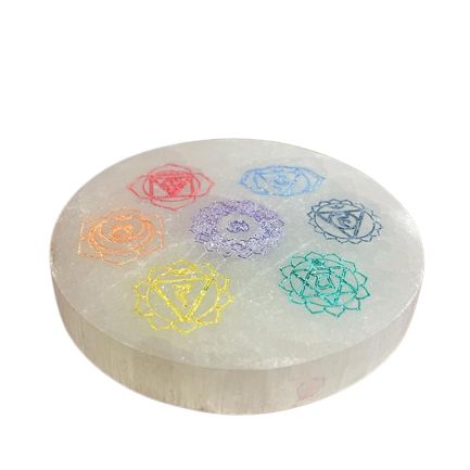 Small Charging Plate 8cm - Chakra Design - colour – lifestyle shot