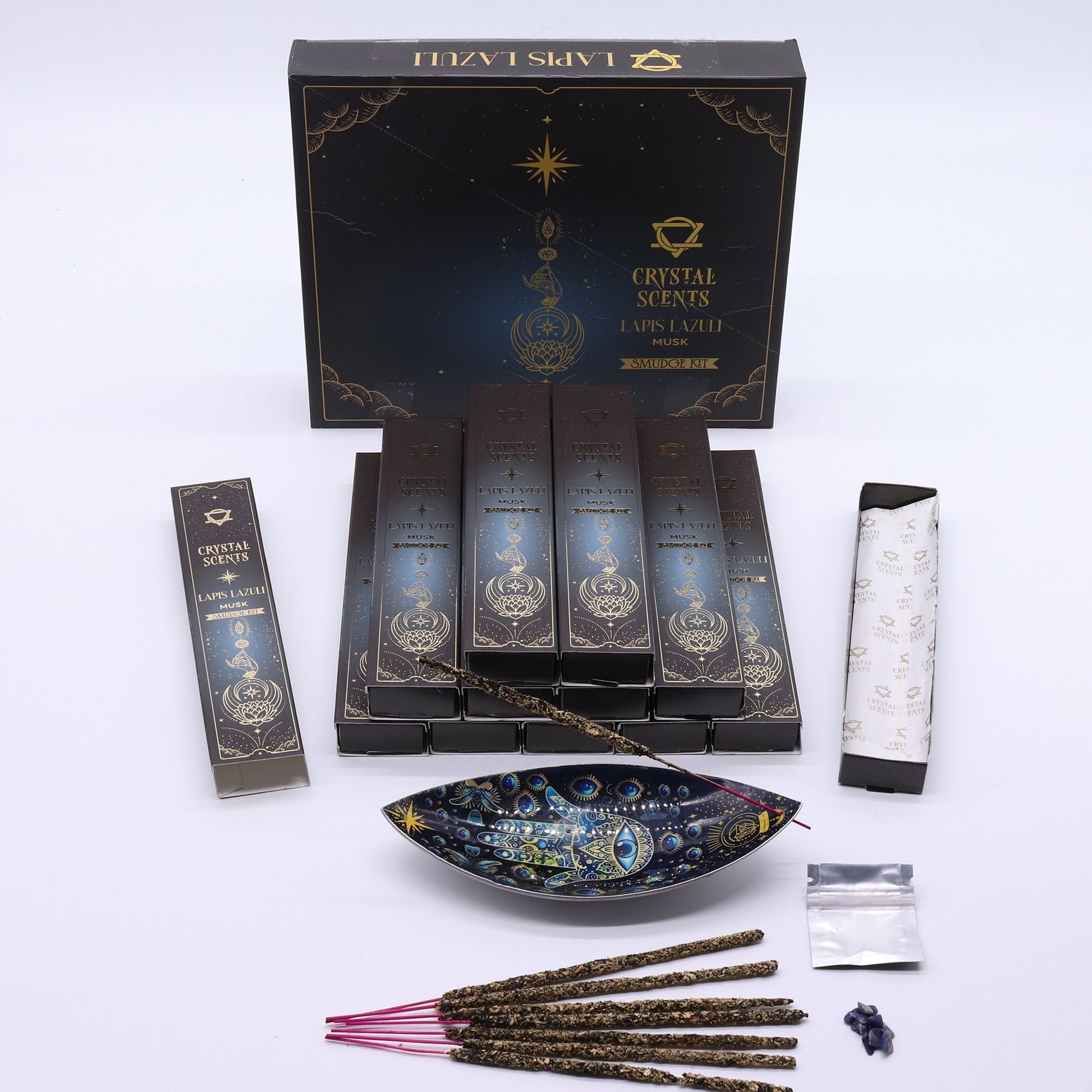 Lapis Crystal Scents Smudge Incense - Musk – lifestyle shot