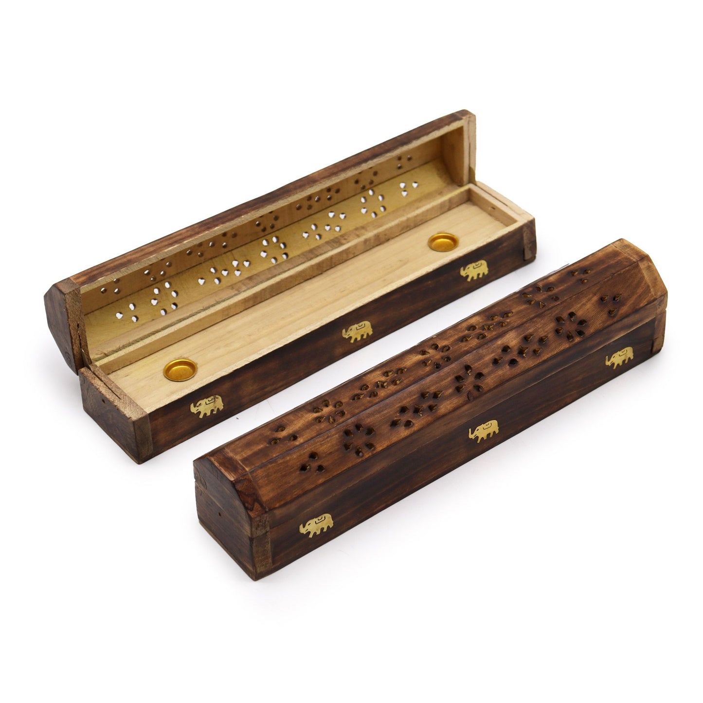 Smoke Boxes Natural Mango Wood | Auro & Co