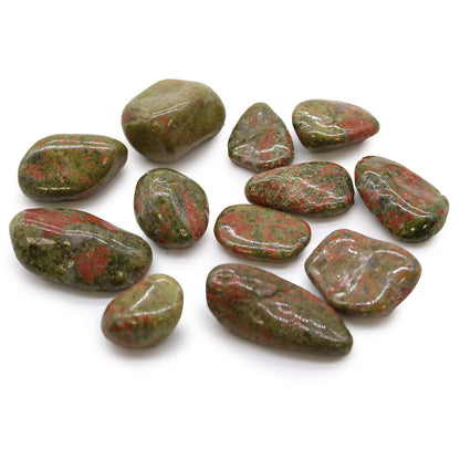 Medium African Tumble Stones - Unakite | Auro & Co