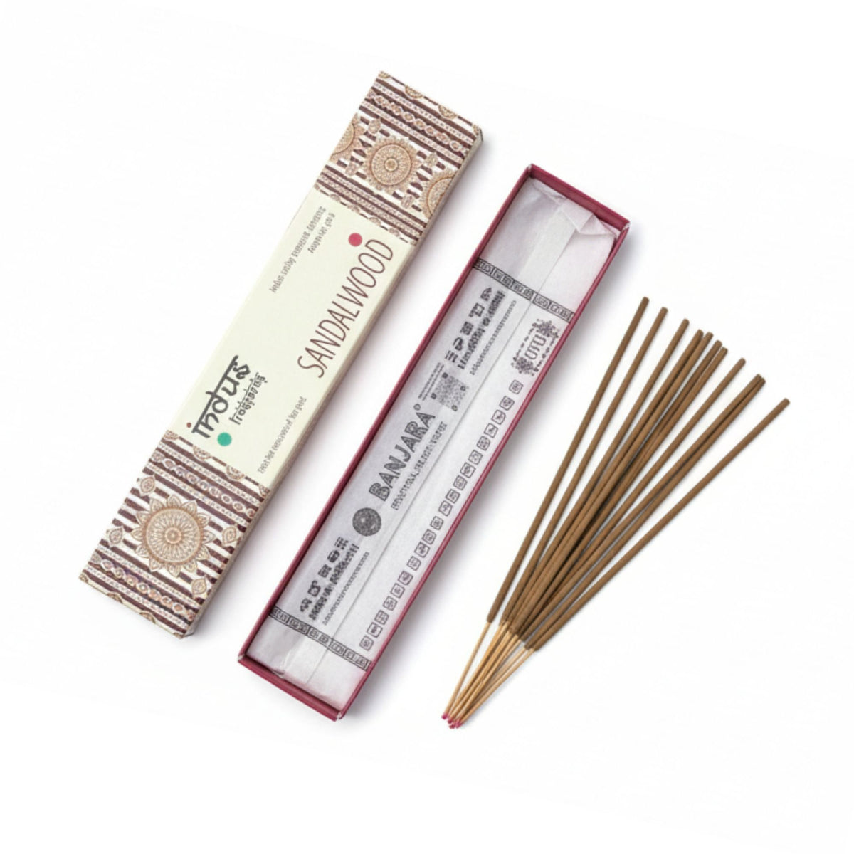 Sandalwood Incense Sticks, Indus Treasures, 15g