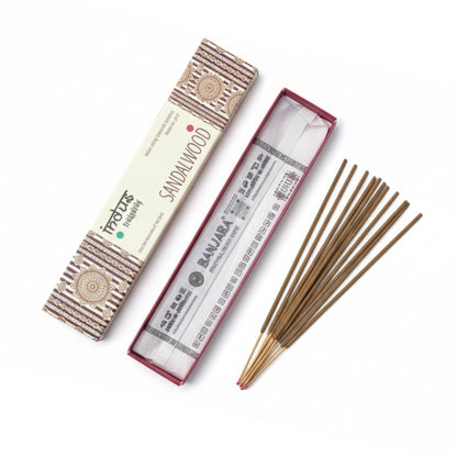 Sandalwood Incense Sticks, Indus Treasures, 15g