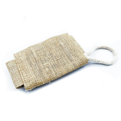 Natural Jute Soap Saver Pouch, 11 x 7cm