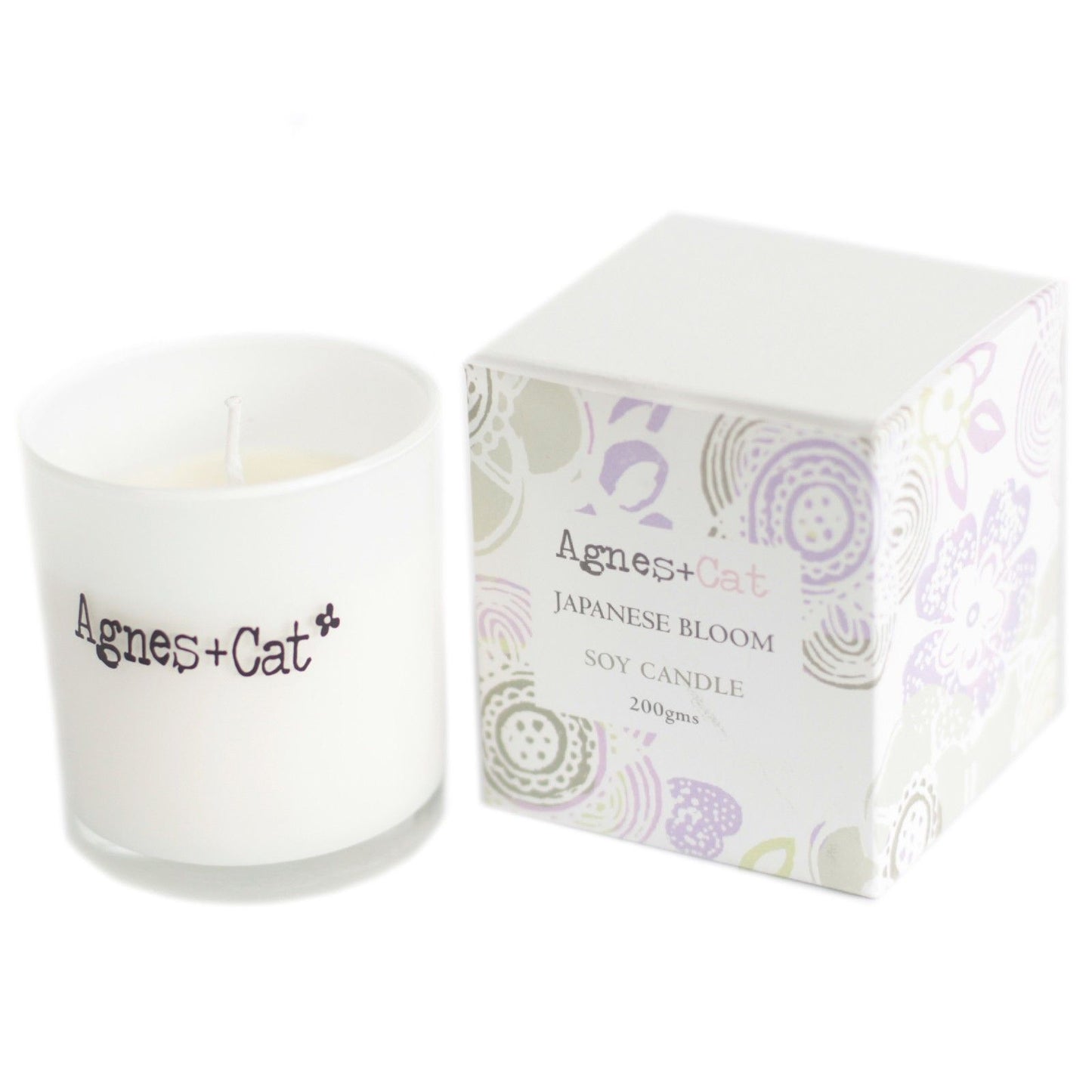 Agnes + Cat Votive Candle - Japanese Bloom | Auro & Co