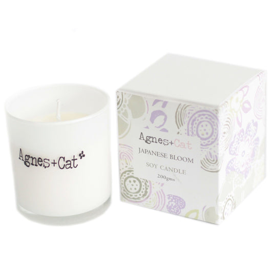 Agnes + Cat Votive Candle - Japanese Bloom | Auro & Co