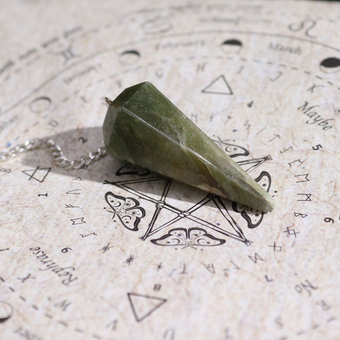 Ancient Witch Spell Incense - Prosperity - Aventurine Pendulum – product image 5