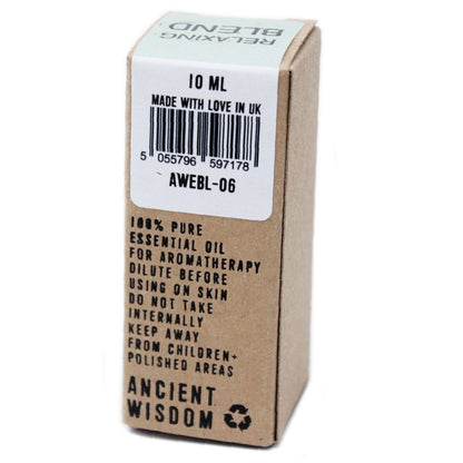 Relaxing Essential Oil Blend - Boxed - 10ml – packaging