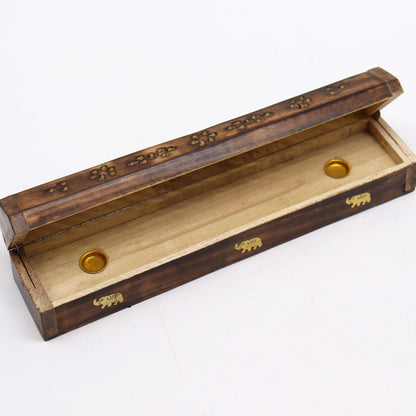 Smoke Boxes Natural Mango Wood – detail view