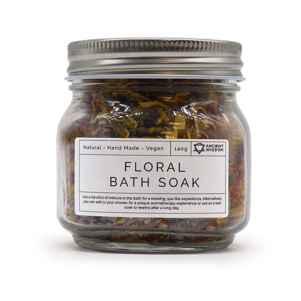 Floral Bath Soak - Natural - 140g | Auro & Co
