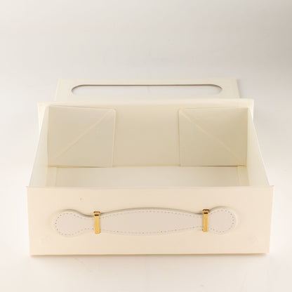 Flat Pack Gift Box - Medium Hamper (24x18.2x8cm) - White