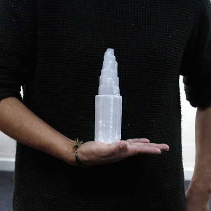 Natural Selenite Tower - 20 cm – packaging