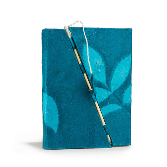 Midnight Blue Lokta Notebook, Medium