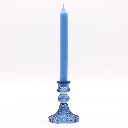 Vintage Dinner Candle Holder - Royal Blue