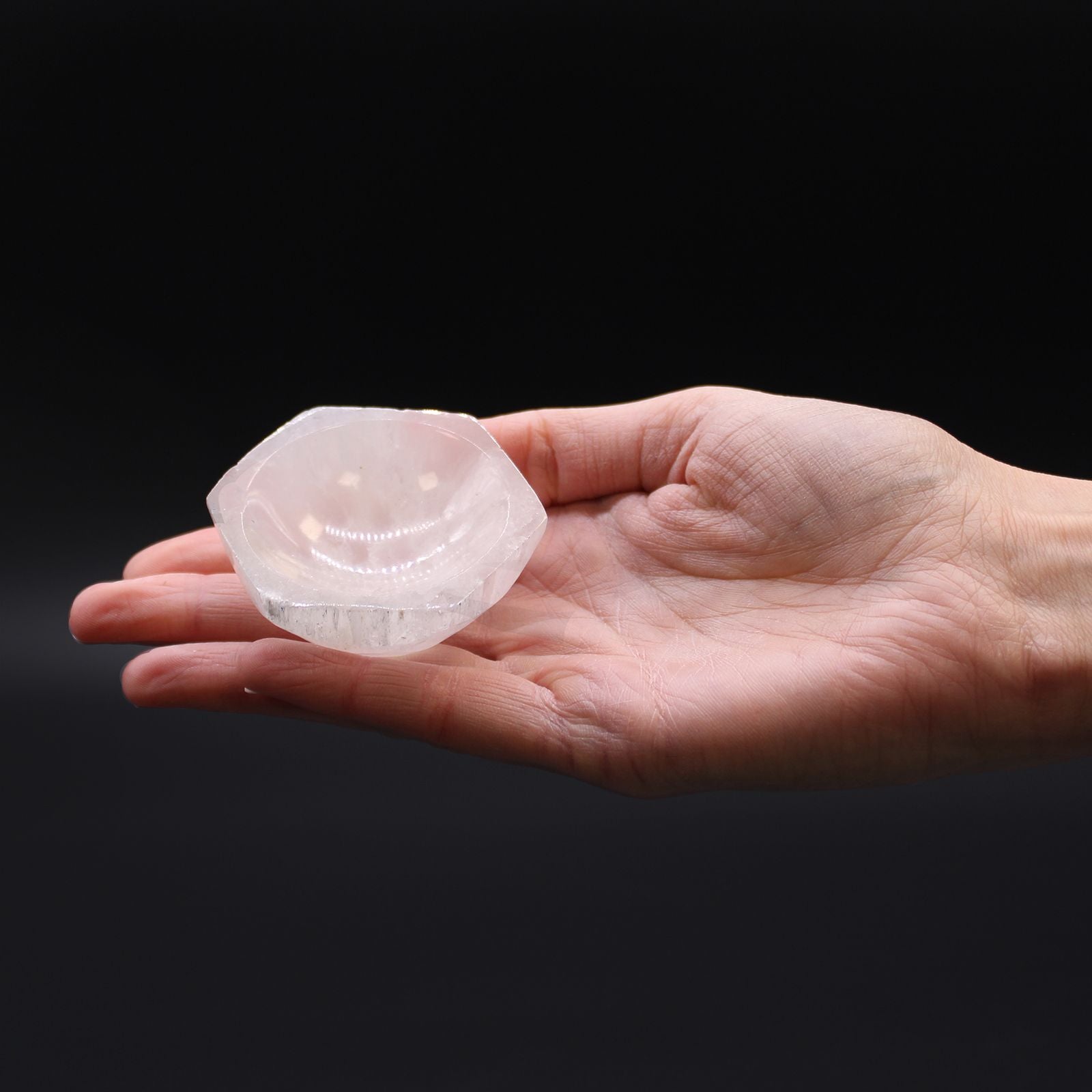 Selenite Hex Bowl - 6cm – packaging