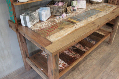 A&C 1.8m Standard Table with top shelf – packaging