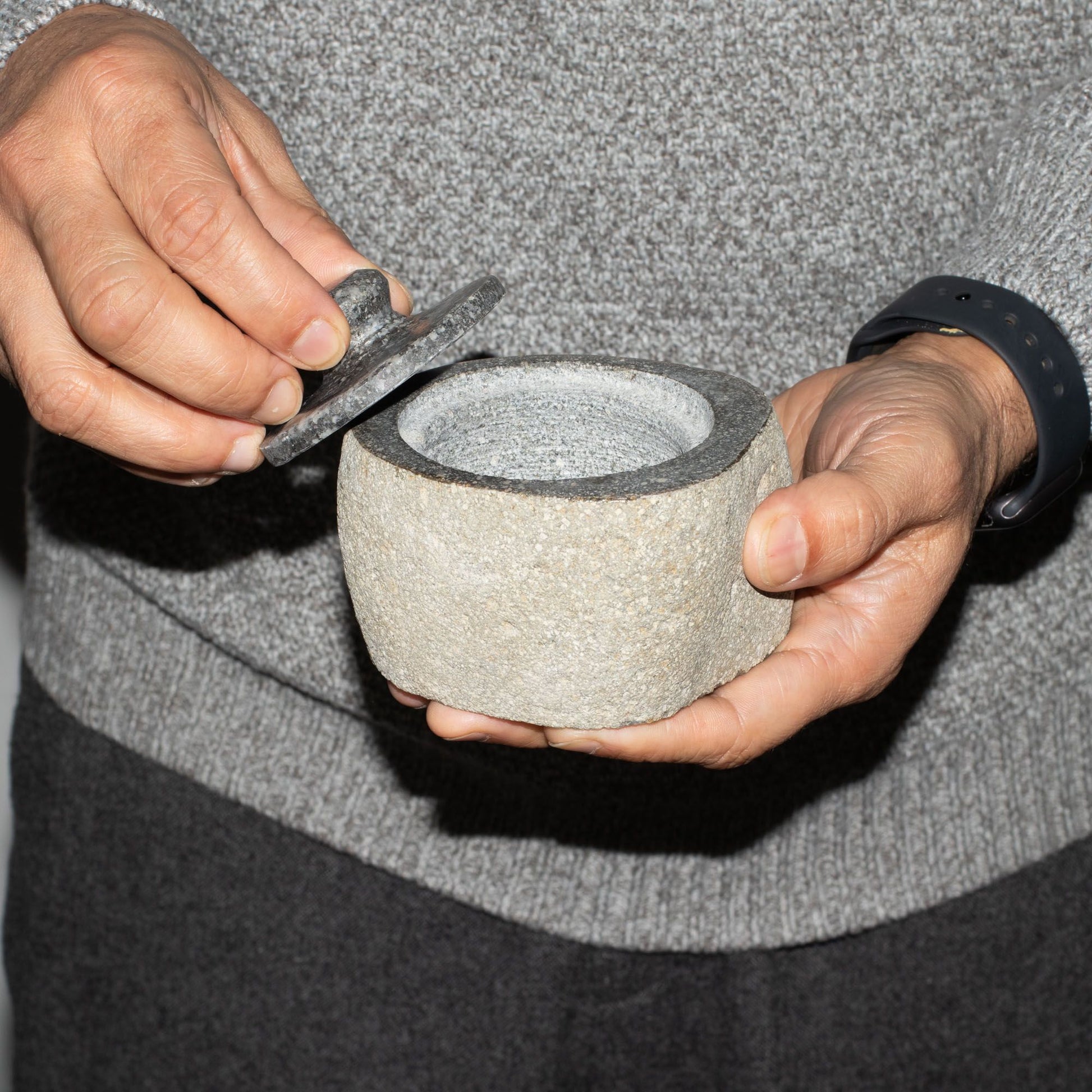 Natural Riverstone Grounding Pot - Small (aprox 9x7cm) – product image 7