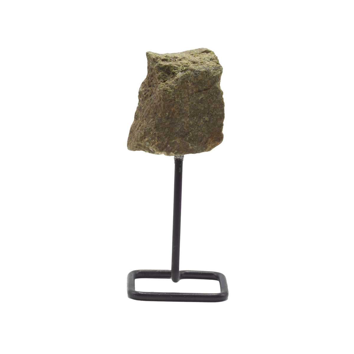Epidote Mineral Specimen on Stand