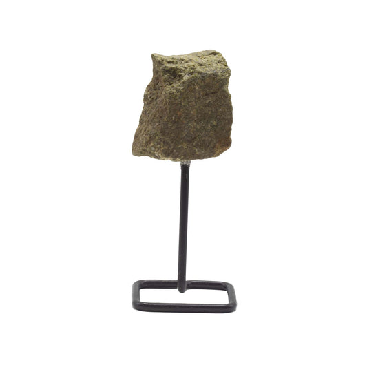Epidote Mineral Specimen on Stand