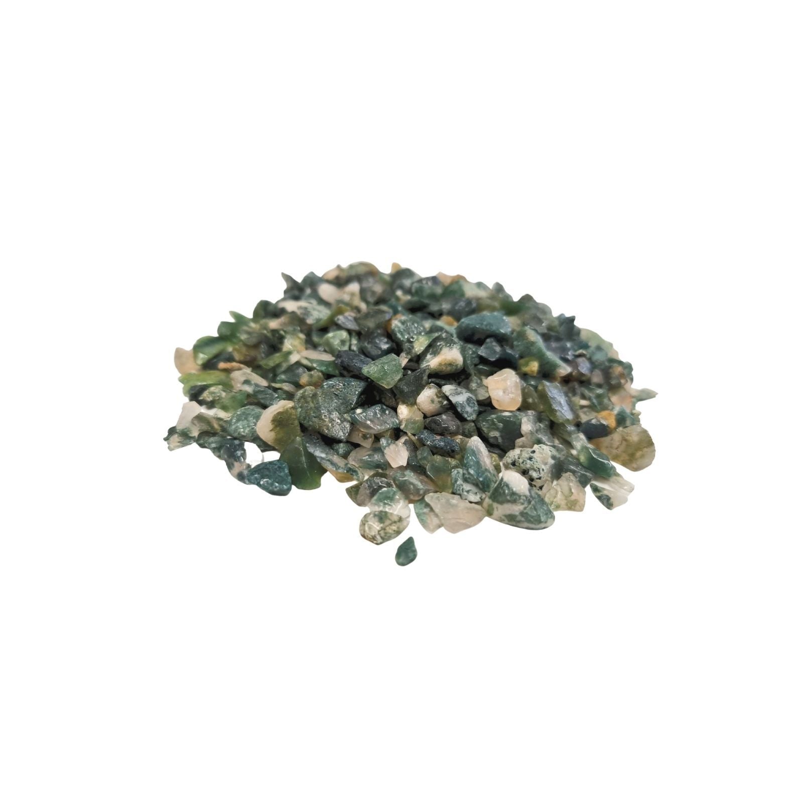 Moss Agate Gemstone Chips Bulk - 1KG – product image 6