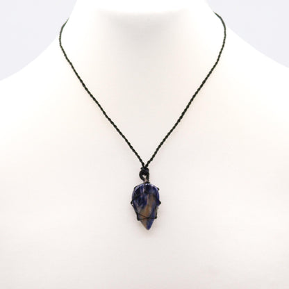 Laced Gemstone Teardrop Pendant - Sodalite – packaging