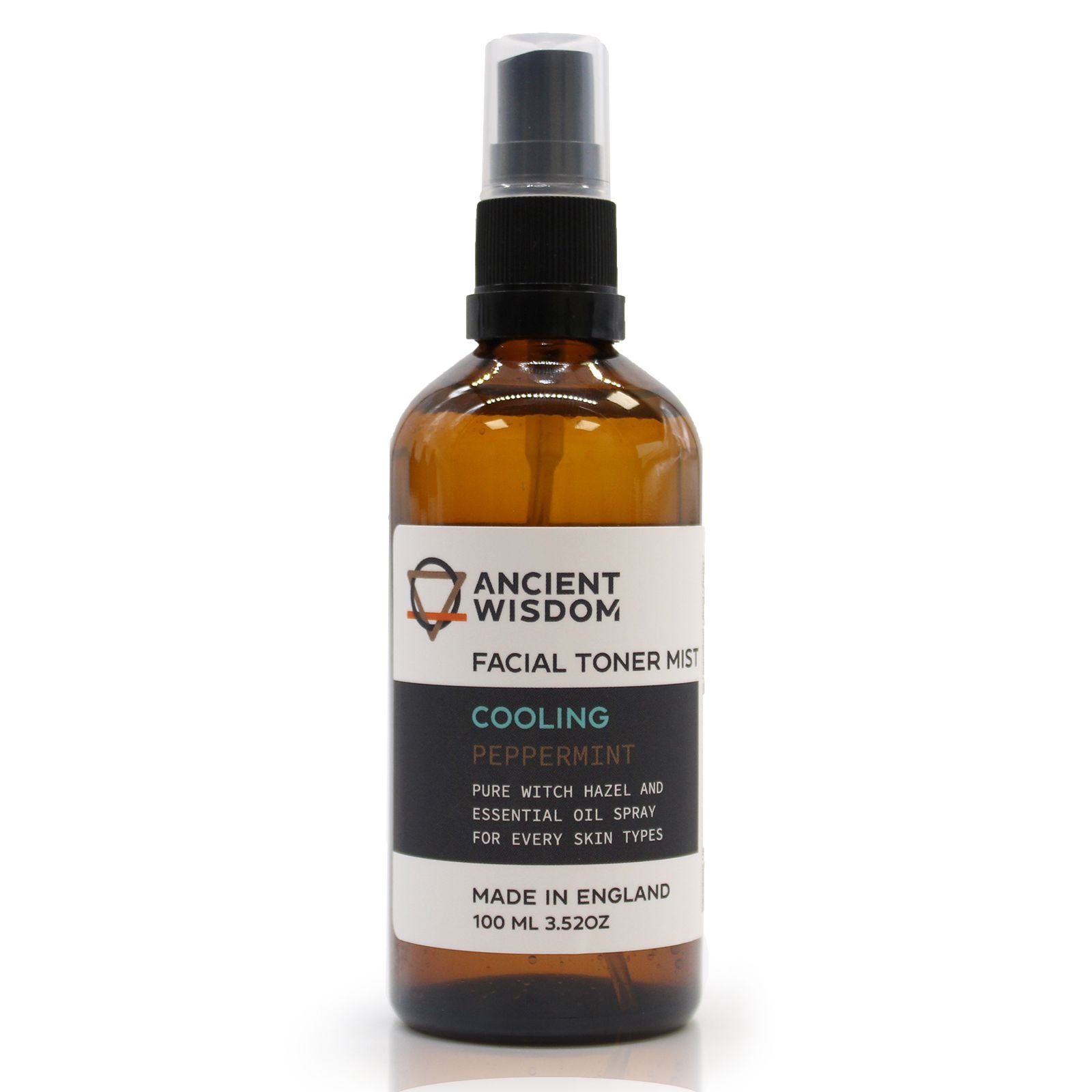 Facial Toner Mist - Witch Hazel with Peppermint 100ml | Auro & Co