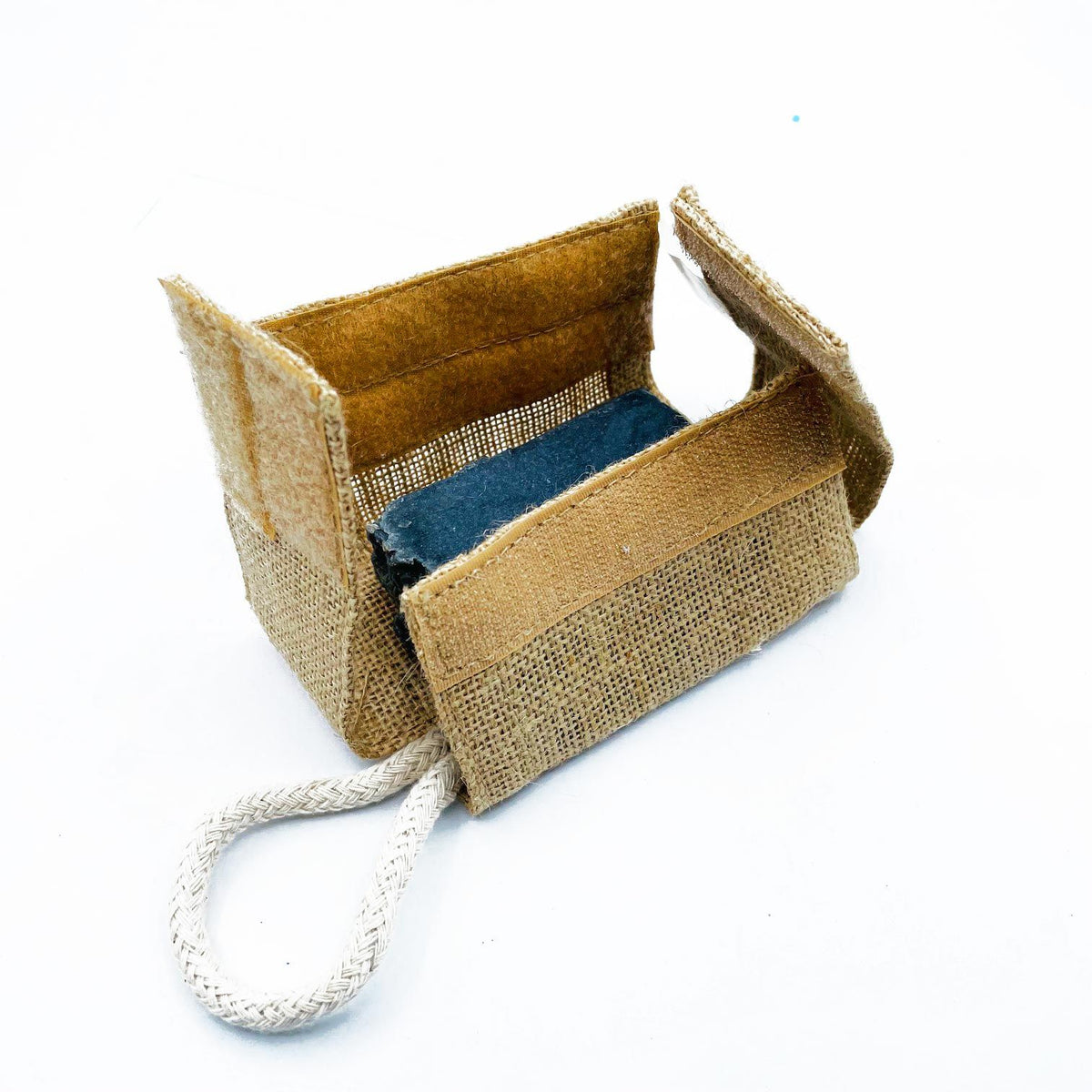 Natural Jute Soap Saver Pouch, 11 x 7cm
