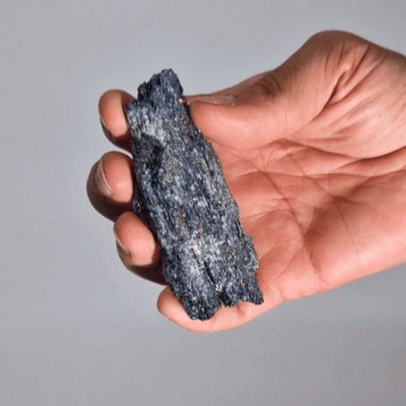 Enhanced Natural Titanium - Seven Colour Chakra Stone (approx 40-80gm 7-10cm) – detail view