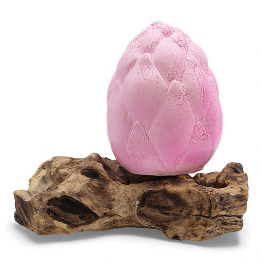 DriftGlow Lamp Crackle Lotus Flower Shade - Purple | Auro & Co