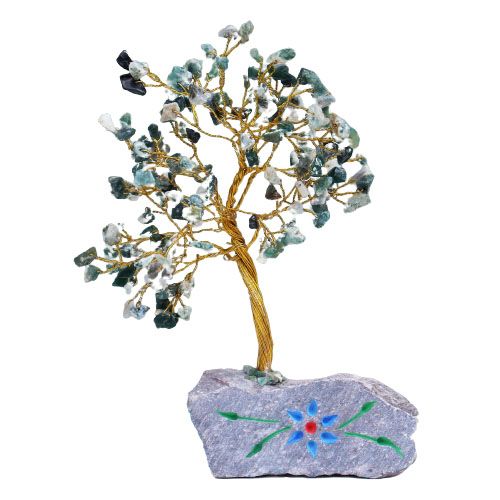 This Indian Moss Agate Gemstone Trees - 160 Stone | Auro & Co