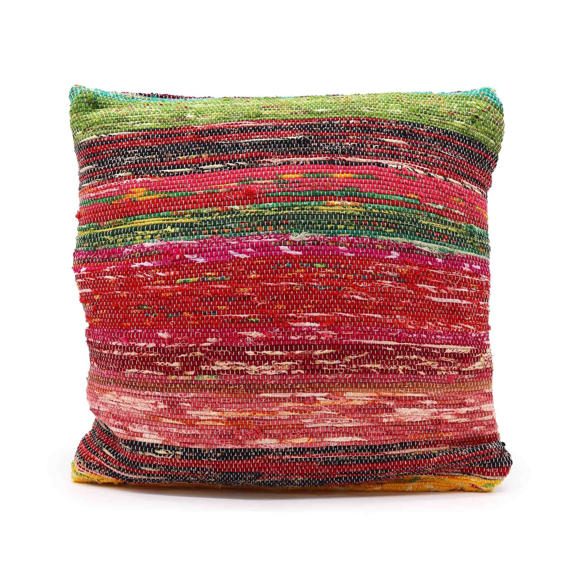 Rag Rug Cushion Covers - Multicoloured | Auro & Co