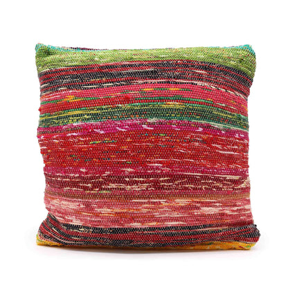Rag Rug Cushion Covers - Multicoloured | Auro & Co
