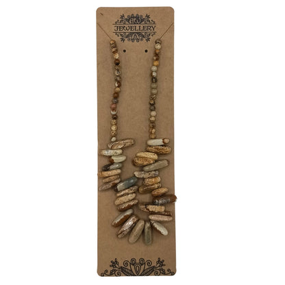 Longstone Gem Necklace - Map Stone – lifestyle shot